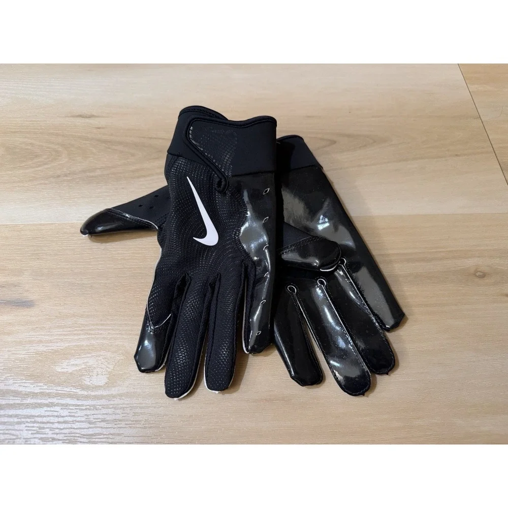 Nike Vapor Jet Football Receiver Gloves Youth Large NEW Black A5